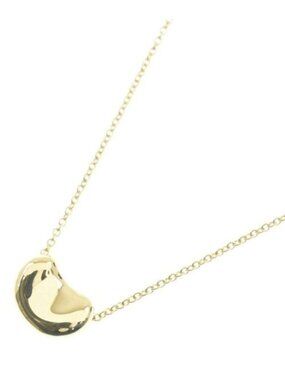 Tiffany & Co Bean Small Pendant 18K Yellow Gold New Necklace
